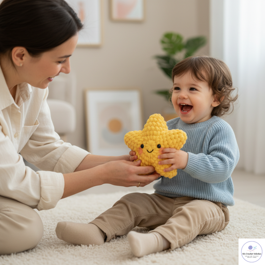 ⭐ Cuddle Me Star Plush – Amigurumi Crochet Pattern PDF – MyCrochet Stitches