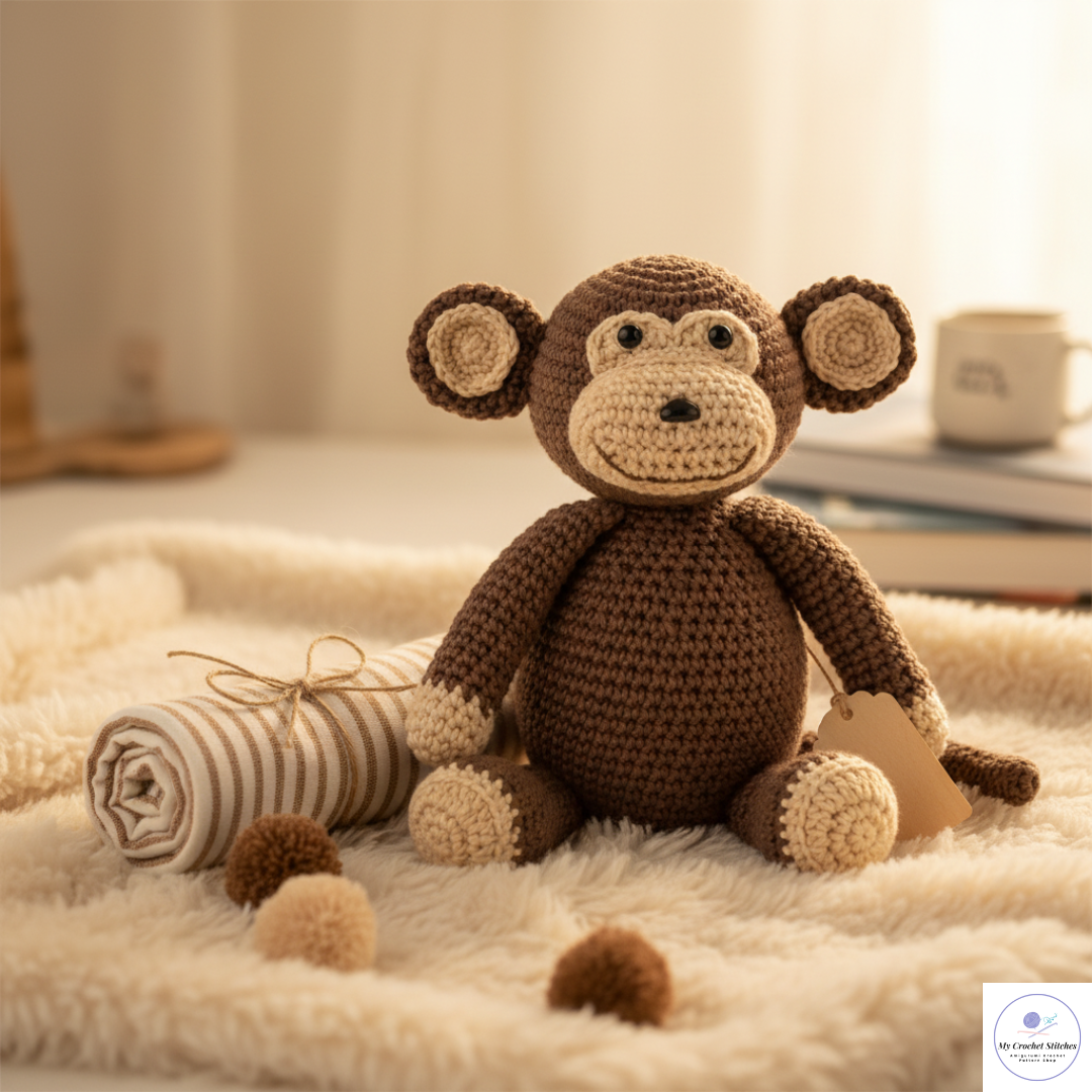 🐵Marley the Monkey - Crochet Pattern