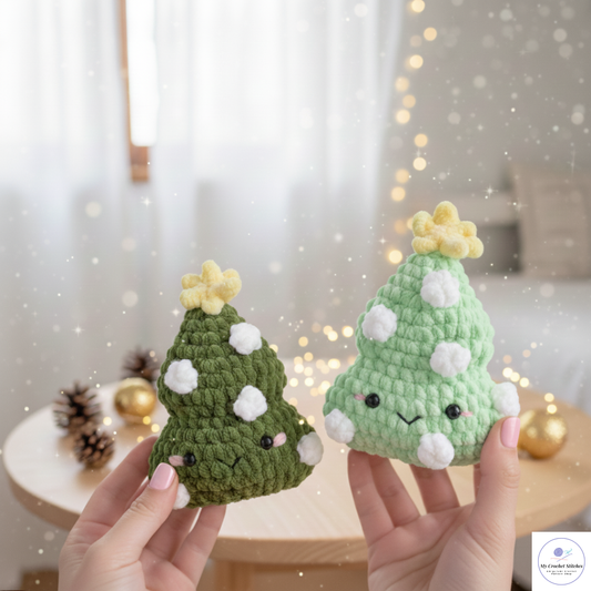 π Mini Christmas Tree Plush β Amigurumi Crochet Pattern PDF β My Crochet Stitches