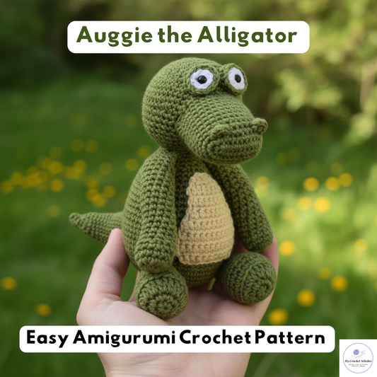 🐊Auggie the Alligator - Crochet Pattern