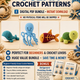 Easy Ocean Amigurumi Crochet Pattern Bundle