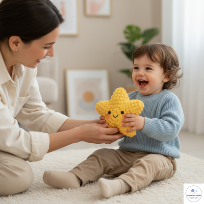 ⭐ Cuddle Me Star Plush – Amigurumi Crochet Pattern PDF – MyCrochet Stitches