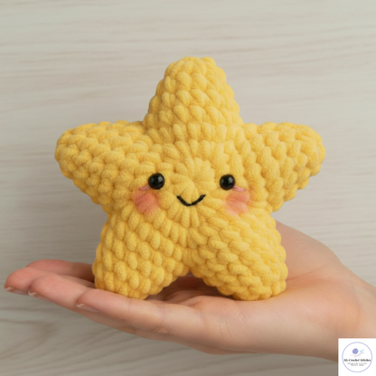 ⭐ Cuddle Me Star Plush – Amigurumi Crochet Pattern PDF – MyCrochet Stitches