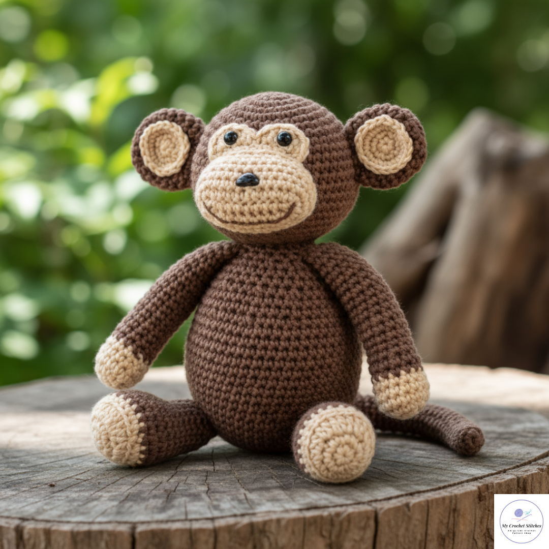 🐵Marley the Monkey - Crochet Pattern
