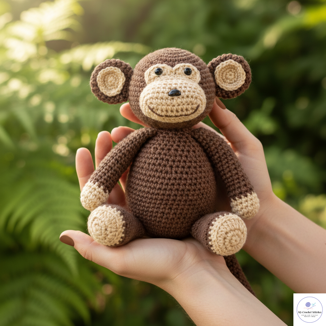 🐵Marley the Monkey - Crochet Pattern