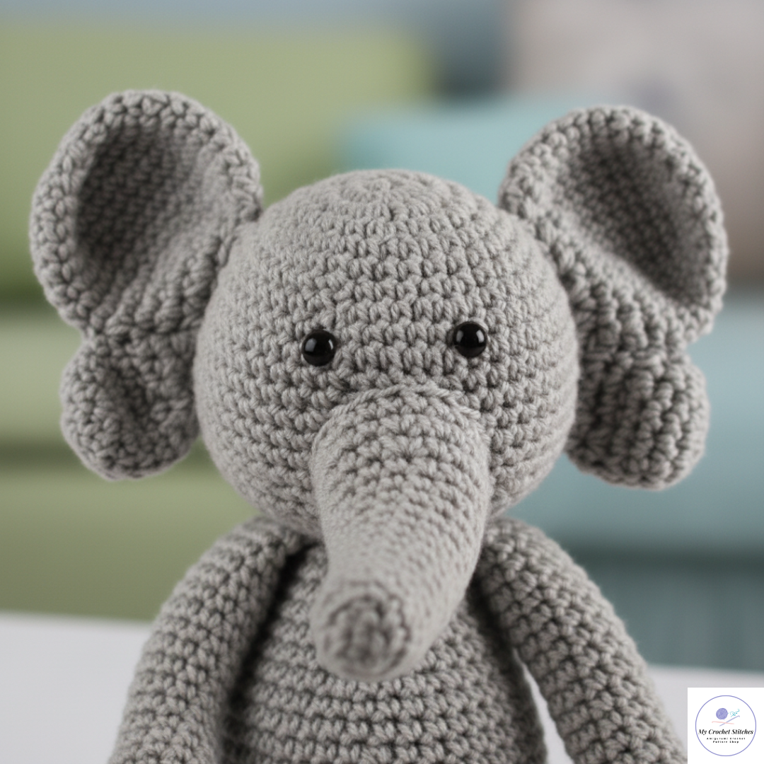 🐘Eddie the Elephant - Crochet Pattern