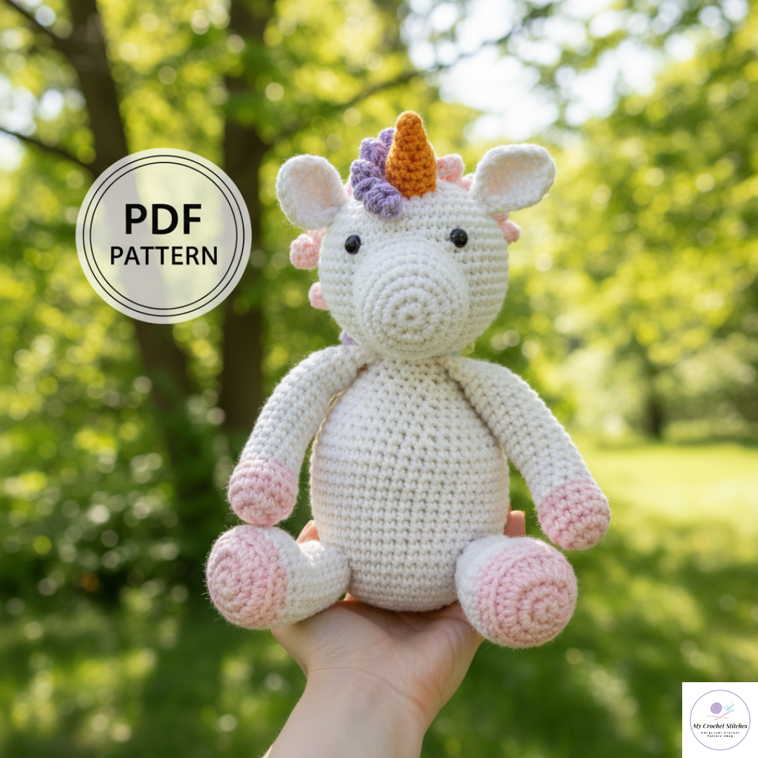 🦄Una the Unicorn - Crochet Pattern