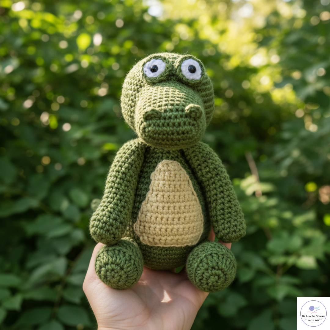 🐊Auggie the Alligator - Crochet Pattern