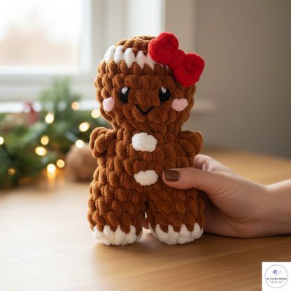 🍪 Mini Gingerbread Duo – Amigurumi Crochet Pattern PDF – My Crochet Stitches