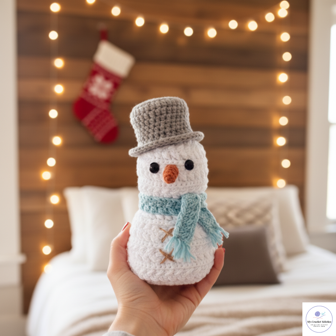 ☃️Harvest Loop Stitch™ Snowman – Amigurumi Crochet Pattern PDF – My Crochet Stitches