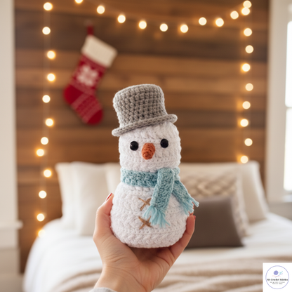 ☃️Harvest Loop Stitch™ Snowman – Amigurumi Crochet Pattern PDF – My Crochet Stitches