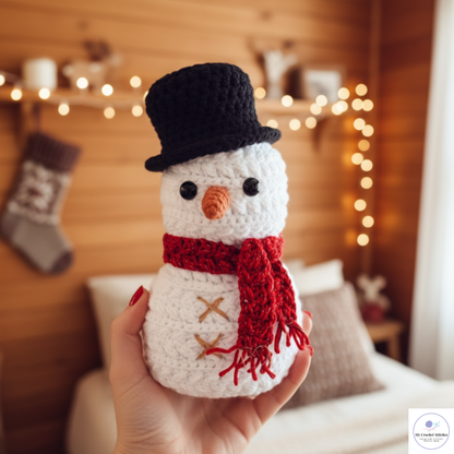 ☃️Harvest Loop Stitch™ Snowman – Amigurumi Crochet Pattern PDF – My Crochet Stitches