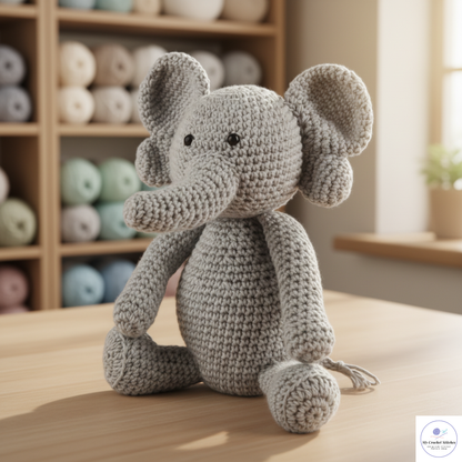 🐘Eddie the Elephant - Crochet Pattern
