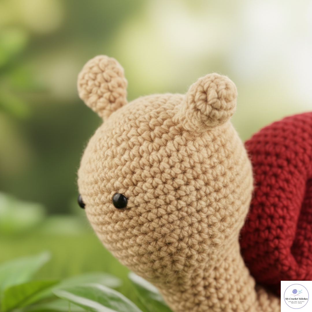 🐌 Sienna the Snail - Crochet Pattern