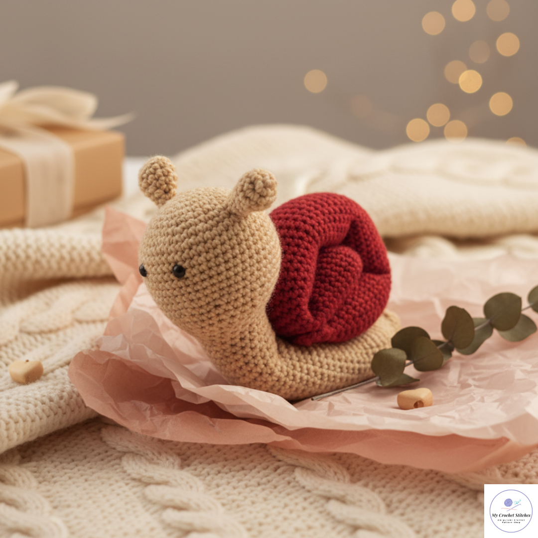 🐌 Sienna the Snail - Crochet Pattern