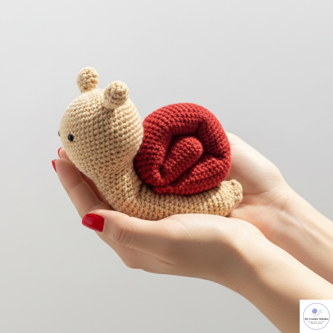 🐌 Sienna the Snail - Crochet Pattern