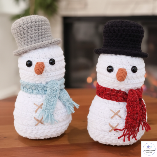 ☃️Harvest Loop Stitch™ Snowman – Amigurumi Crochet Pattern PDF – My Crochet Stitches