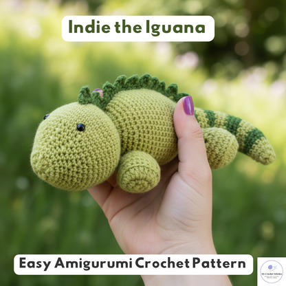 🦎Indie the Iguana - Crochet Pattern