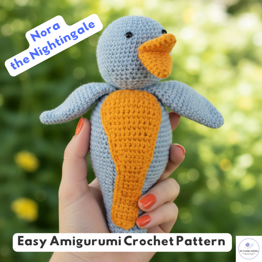 🐦 Nora the Nightingale - Crochet Pattern