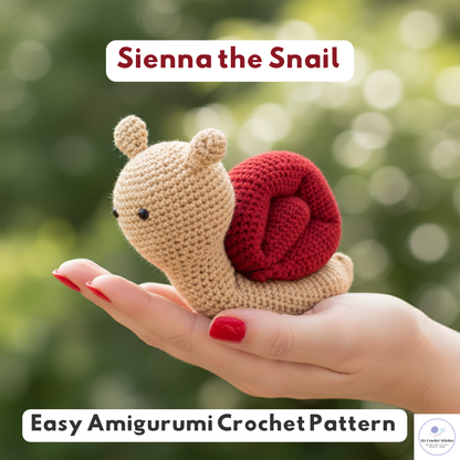 🐌 Sienna the Snail - Crochet Pattern