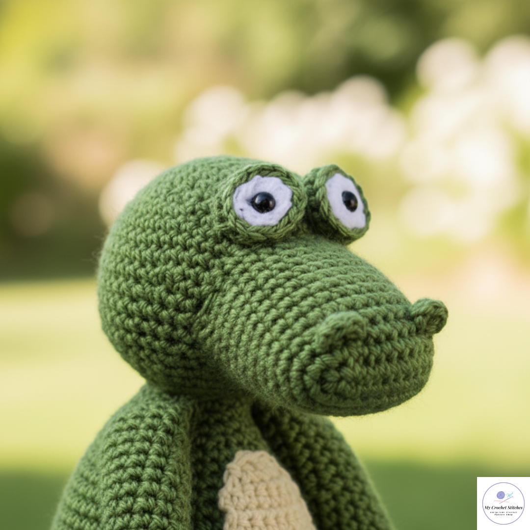 🐊Auggie the Alligator - Crochet Pattern