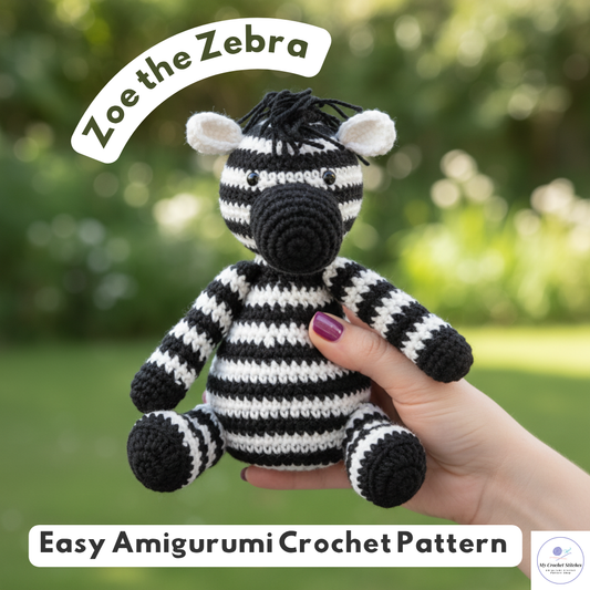 🦓Zoe the Zebra - Crochet Pattern